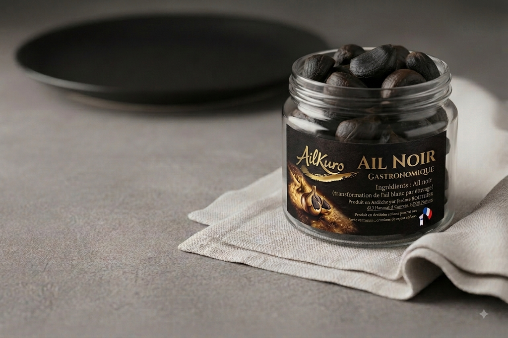 Gousses d’ail noir pelées